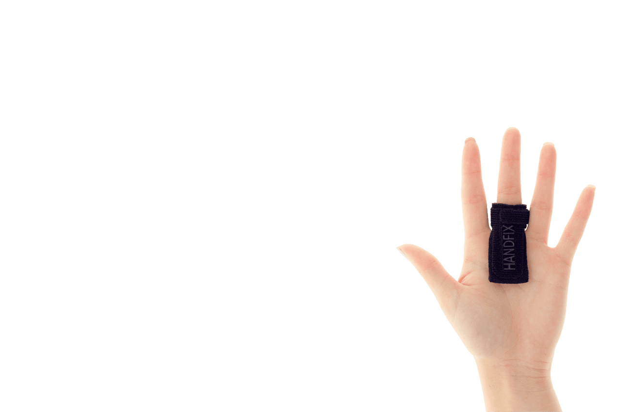 Illustration of a hand affected by trigger finger